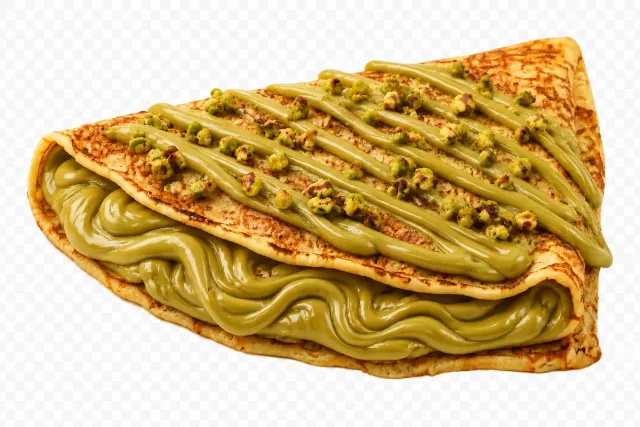Crepe de pistacho