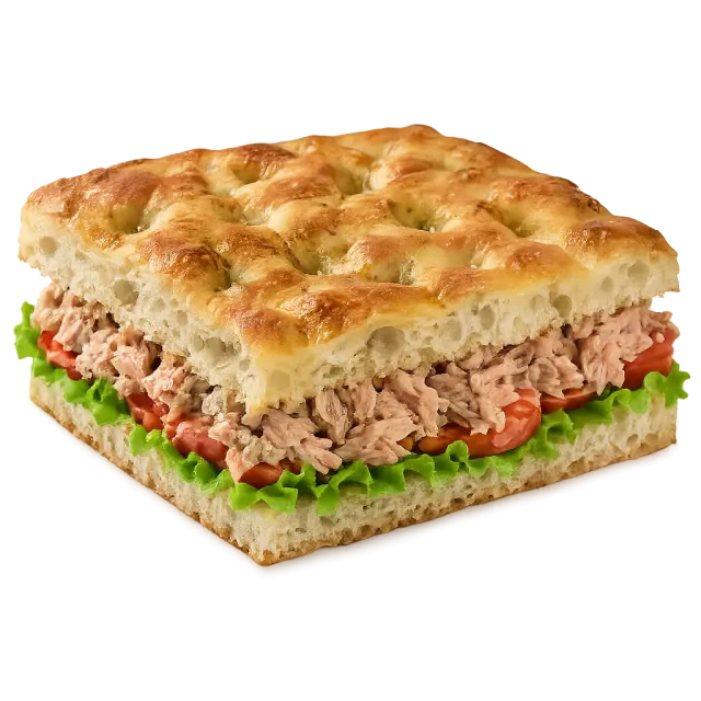 Focaccia de atún